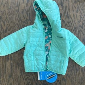 New reversible teal Columbia 2T jacket